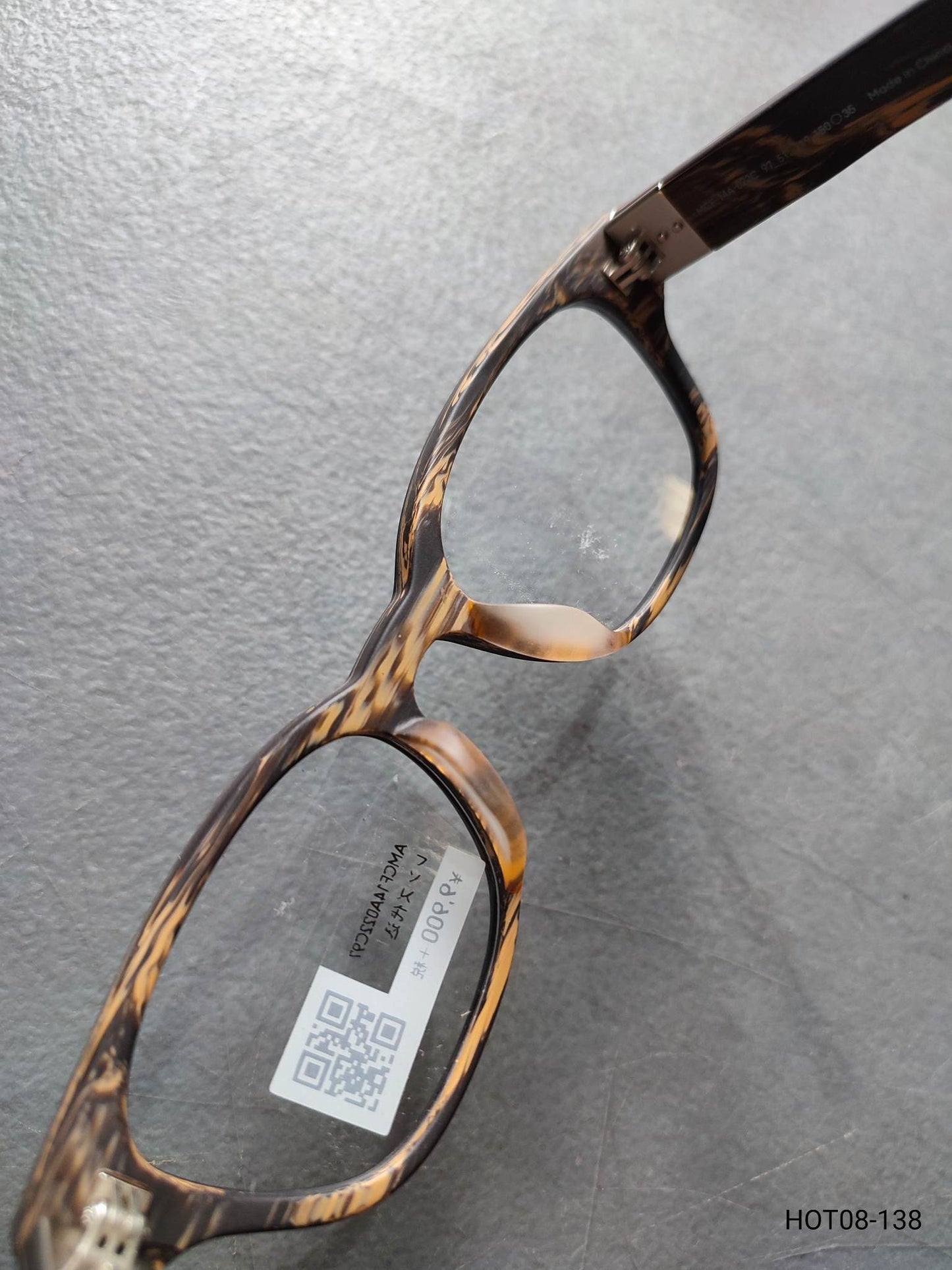 Plastic Frame JINS Matte Black/Brown (AMCF14A022C97) Eyeglass