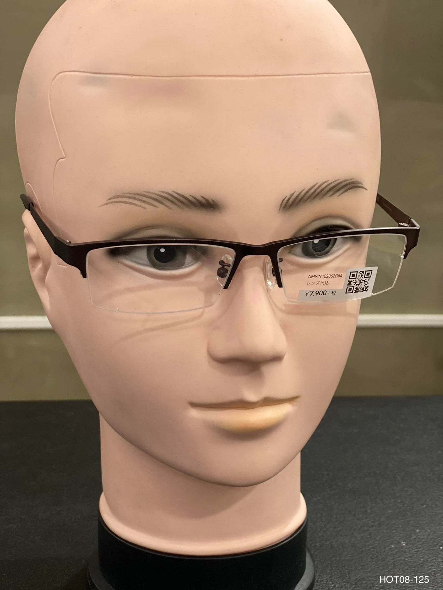 Plastic Frame JINS Matte Brown (AMMN15S062084) Eyeglass