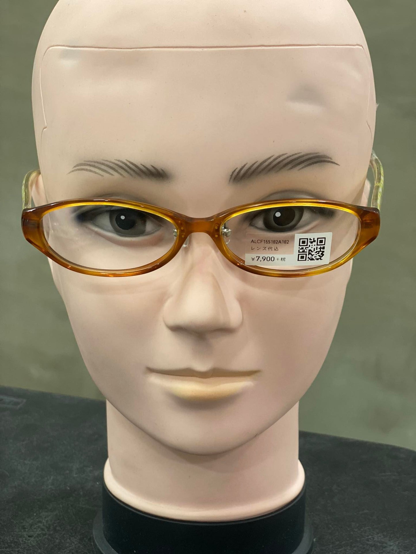 Plastic Frame JINS Orange/Floral (ALCF75S182A182) Eyeglass