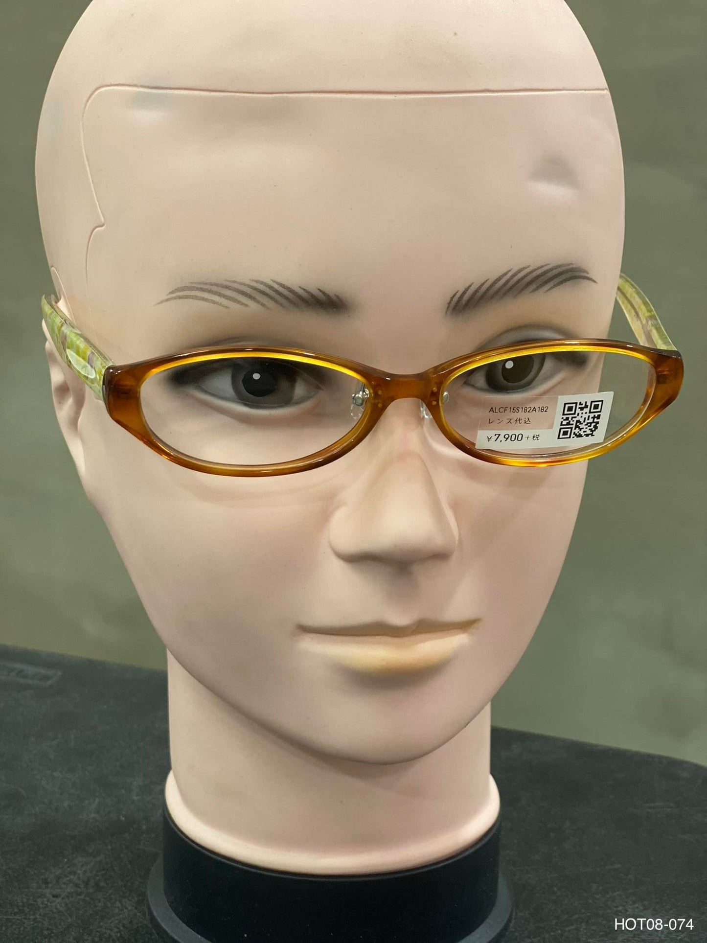 Plastic Frame JINS Orange/Floral (ALCF75S182A182) Eyeglass