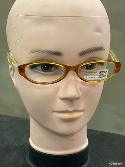 Plastic Frame JINS Orange/Floral (ALCF75S182A182) Eyeglass
