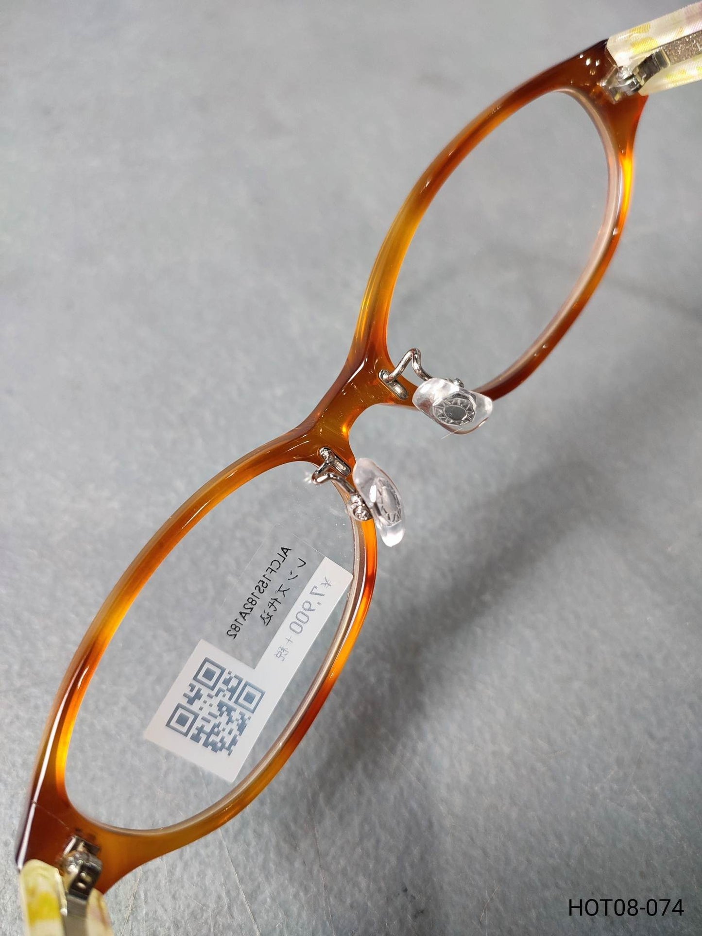 Plastic Frame JINS Orange/Floral (ALCF75S182A182) Eyeglass