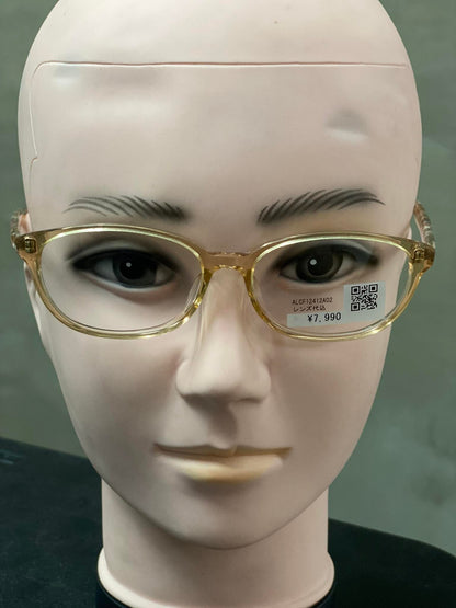 Plastic Frame JINS Transparent Orange (ALCF12412A02) Eyeglass