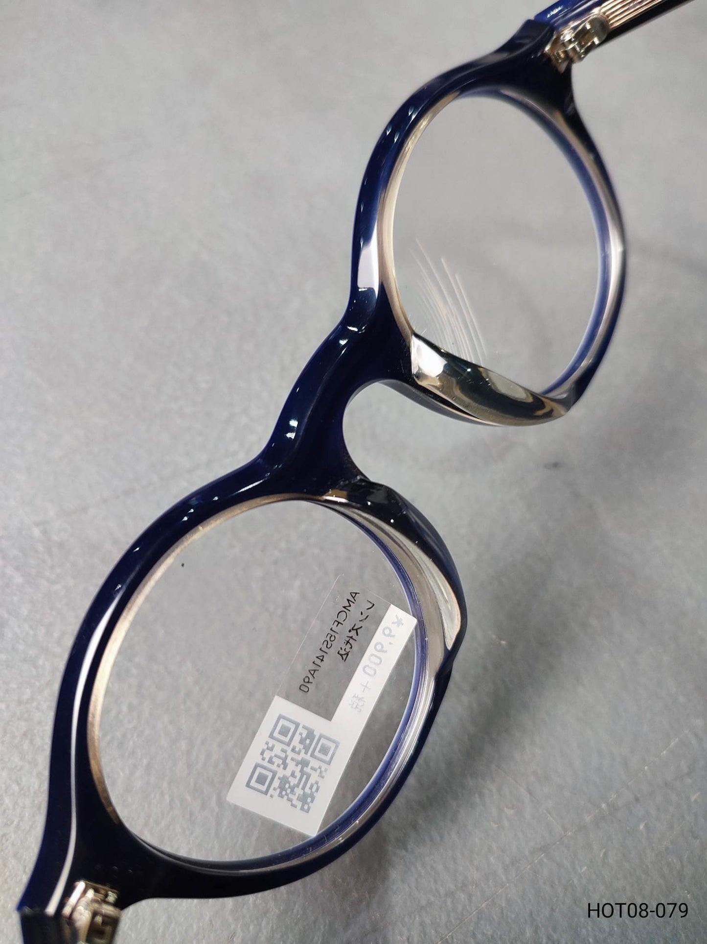 Plastic Frame JINS White/Blue (AMCF15S141A90) Eyeglass