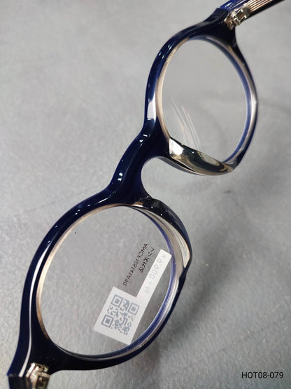 Plastic Frame JINS White/Blue (AMCF15S141A90) Eyeglass