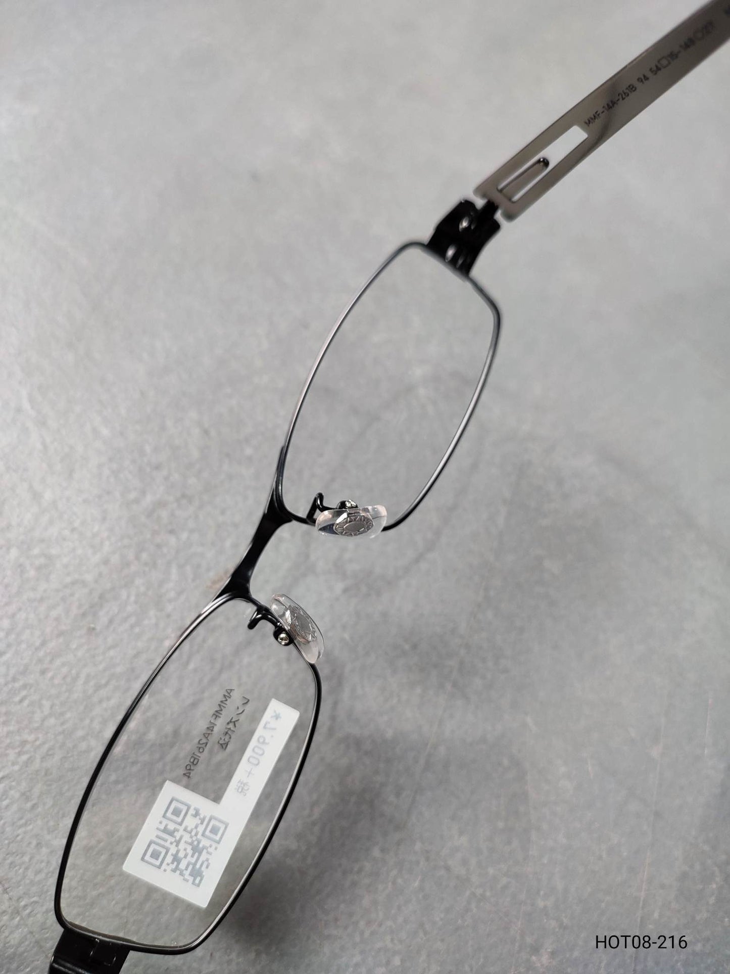 Plastic/Metal Frame JINS Black (AMMF14A261B94) Eyeglass
