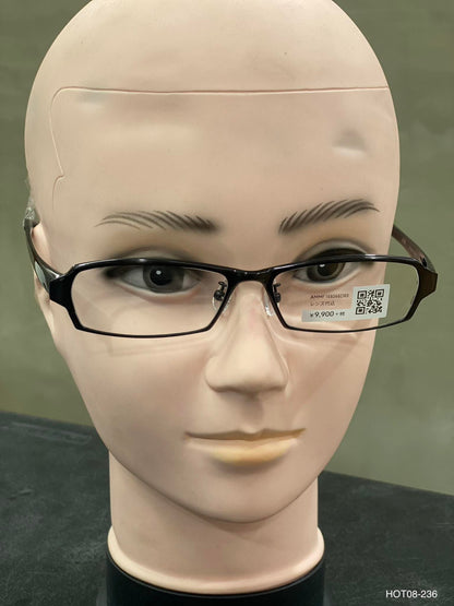 Plastic/Metal Frame JINS Glossy Black (AMMF15S065D93) Eyeglass