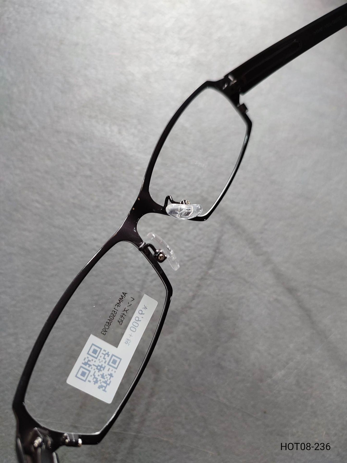 Plastic/Metal Frame JINS Glossy Black (AMMF15S065D93) Eyeglass