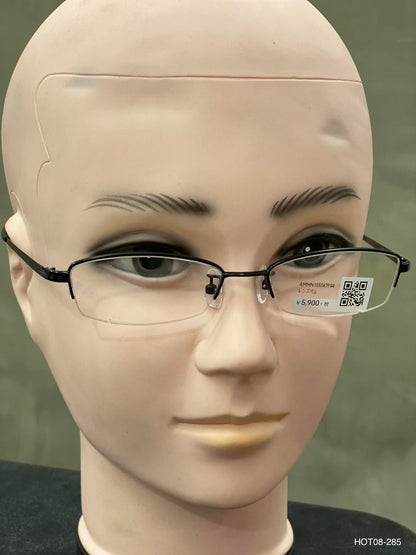 Plastic/Metal Frame JINS Glossy Black (AMMN15S047F94) Eyeglass