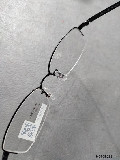 Plastic/Metal Frame JINS Glossy Black (AMMN15S047F94) Eyeglass