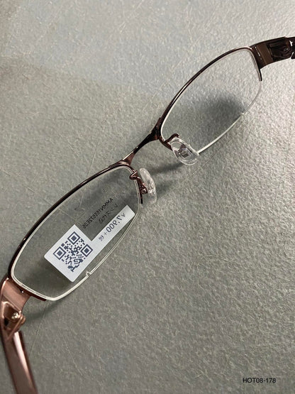Plastic/Metal Frame JINS Glossy Brown (AMMN15S372E05) Eyeglass