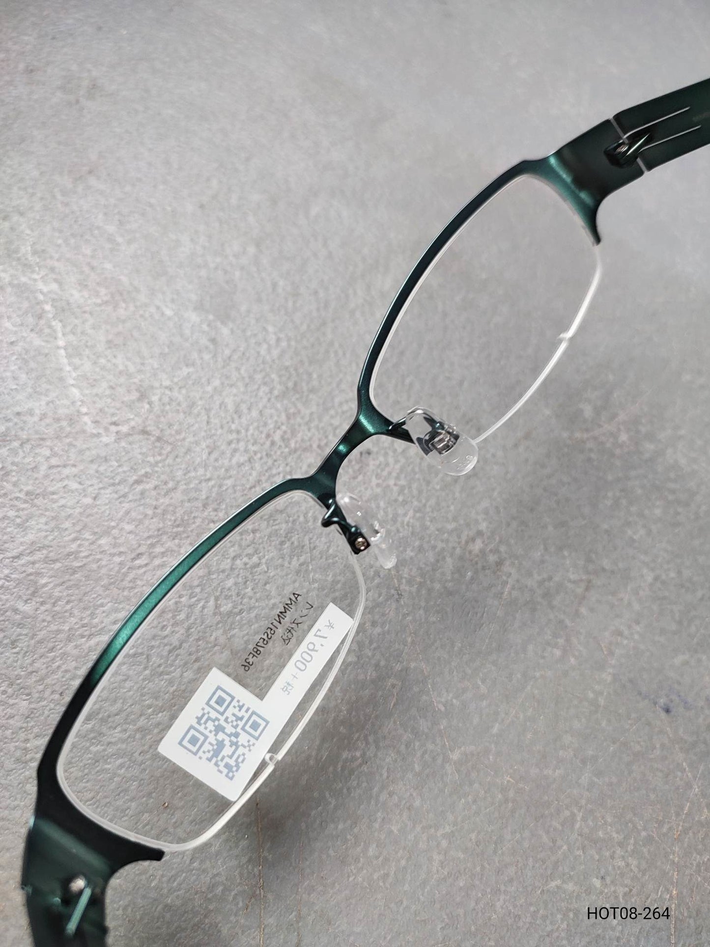Plastic/Metal Frame JINS Matt Green (AMMN15S578F36) Eyeglass