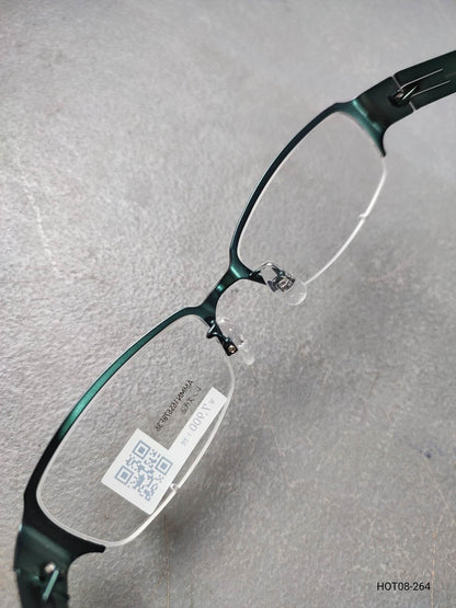 Plastic/Metal Frame JINS Matt Green (AMMN15S578F36) Eyeglass