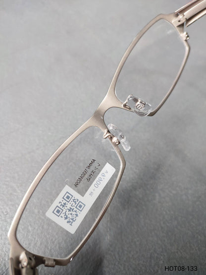 Plastic/Metal Frame JINS Silver (AMMF15S065D96) Eyeglass