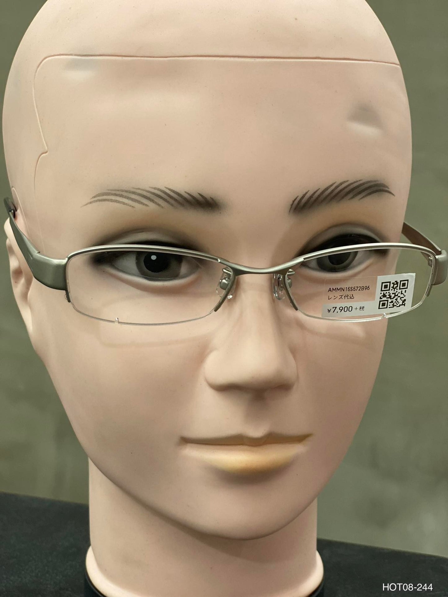 Plastic/Metal Frame JINS Silver (AMMN15S572B96) Eyeglass