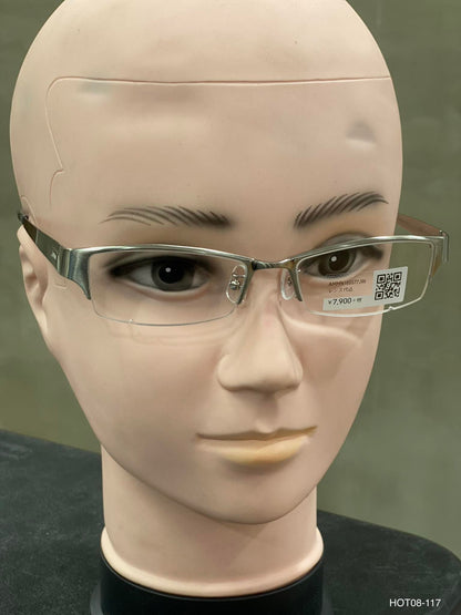 Plastic/Metal Frame JINS Silver (AMMN15S577J96) Eyeglass