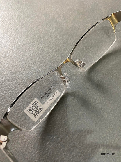 Plastic/Metal Frame JINS Silver (AMMN15S577J96) Eyeglass