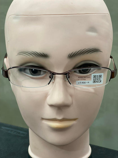 PlasticMetal Frame JINS Glossy Brown (AMMN15S572A05) Eyeglass