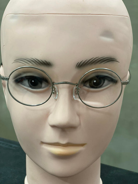 Stainless Metal Frame JINS Silver/Black (MMF-15S-053E) Eyeglass