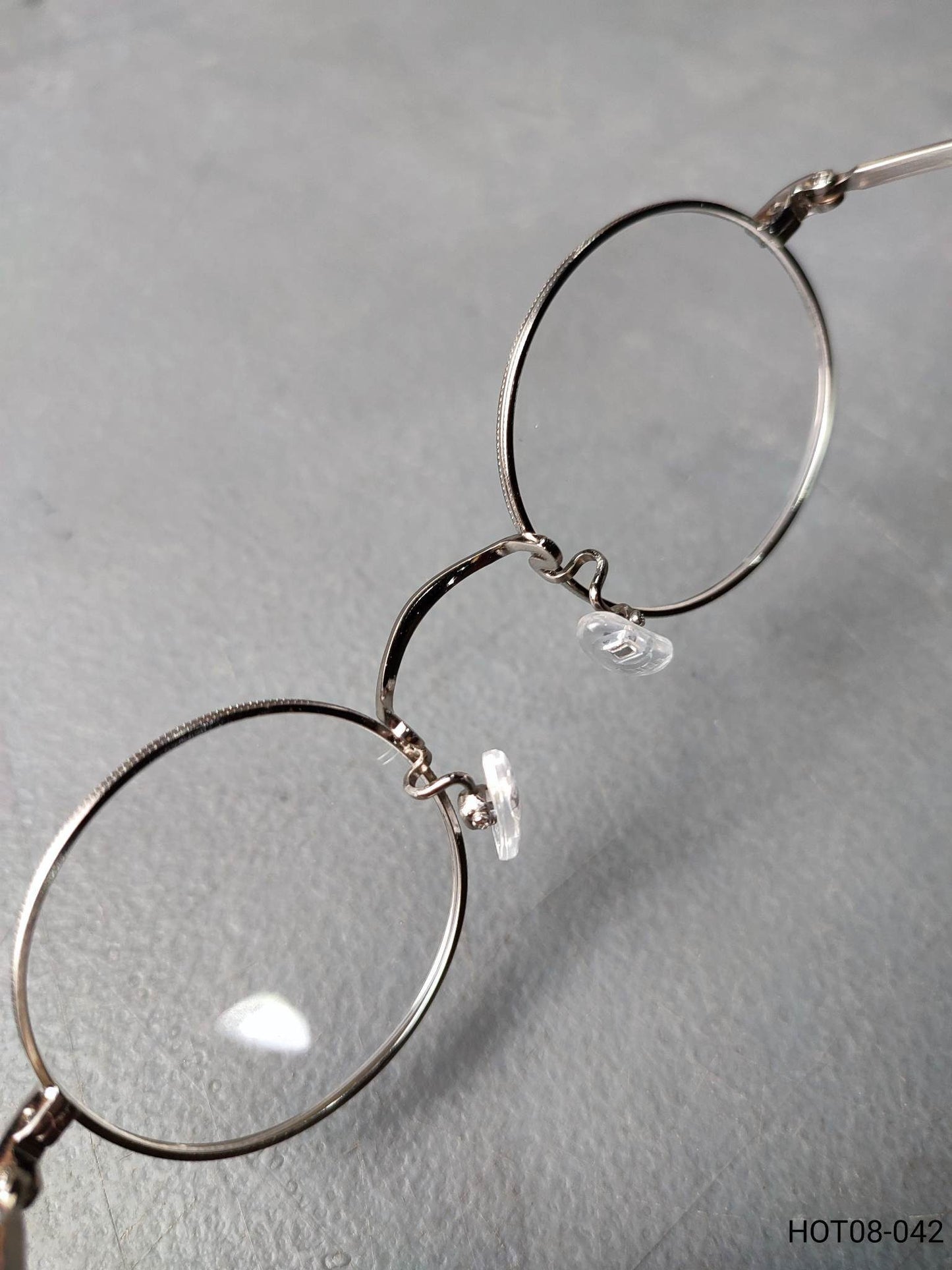 Stainless Metal Frame JINS Silver/Black (MMF-15S-053E) Eyeglass