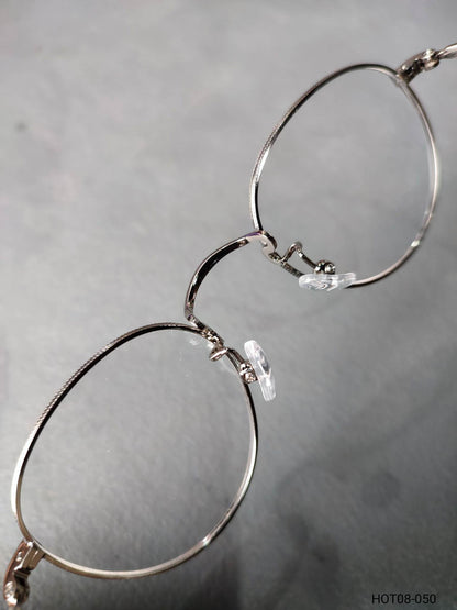 Stainless Steel Frame JINS Silver/Black (MMF-15S-054E) Eyeglass