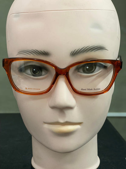 Plastic Frame BOSS ORANGE Orange/Black (B0 0008 SNB) Eyeglass