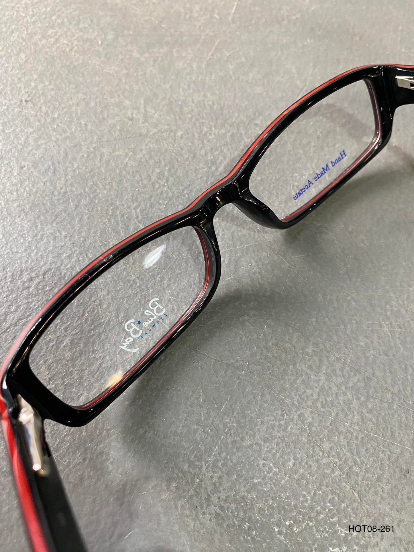 Plastic Frame SAFILO Black Red/Blk (B&B 808 QD7) Eyeglass