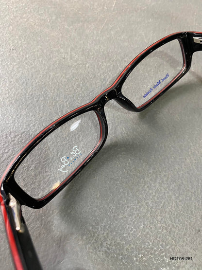 Plastic Frame SAFILO Black Red/Blk (B&B 808 QD7) Eyeglass