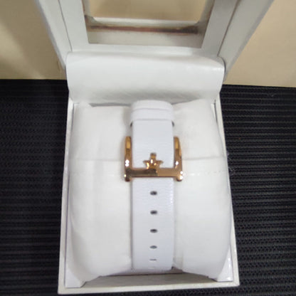 Elle Watch Pearl White Leather w/Box (EL20231S01X)