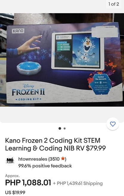 Kano Disney Frozen 2 Coding Kit - Amazon Pull-out