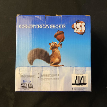 Ice Age Scrat Snow Globe
