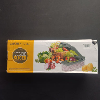 Kitchen Ideas 16 in 1 Set Veggie Slicer Multi-Functional Vegetable Cutter