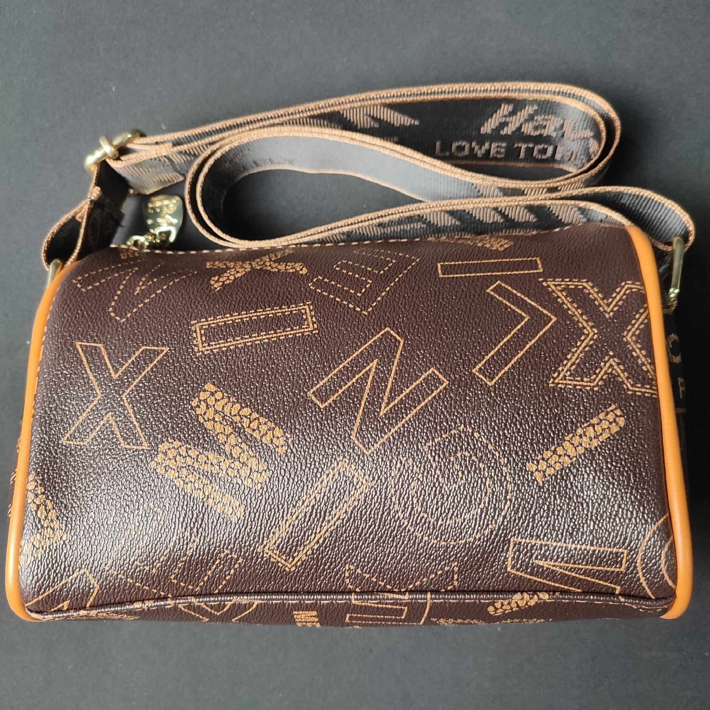 Cylindrical Barrel Fashion Soft Leather Crossbody Bag