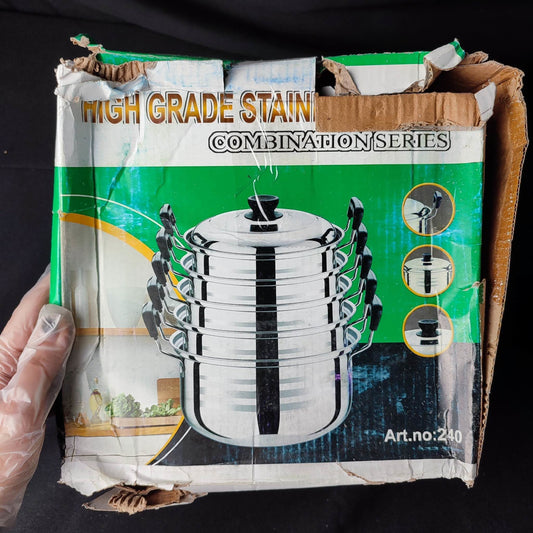 High Grade Stainless Steel Combination Series - Caserole 5pcs Set
