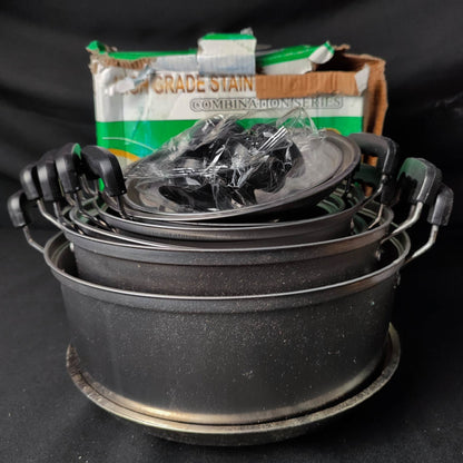 High Grade Stainless Steel Combination Series - Caserole 5pcs Set