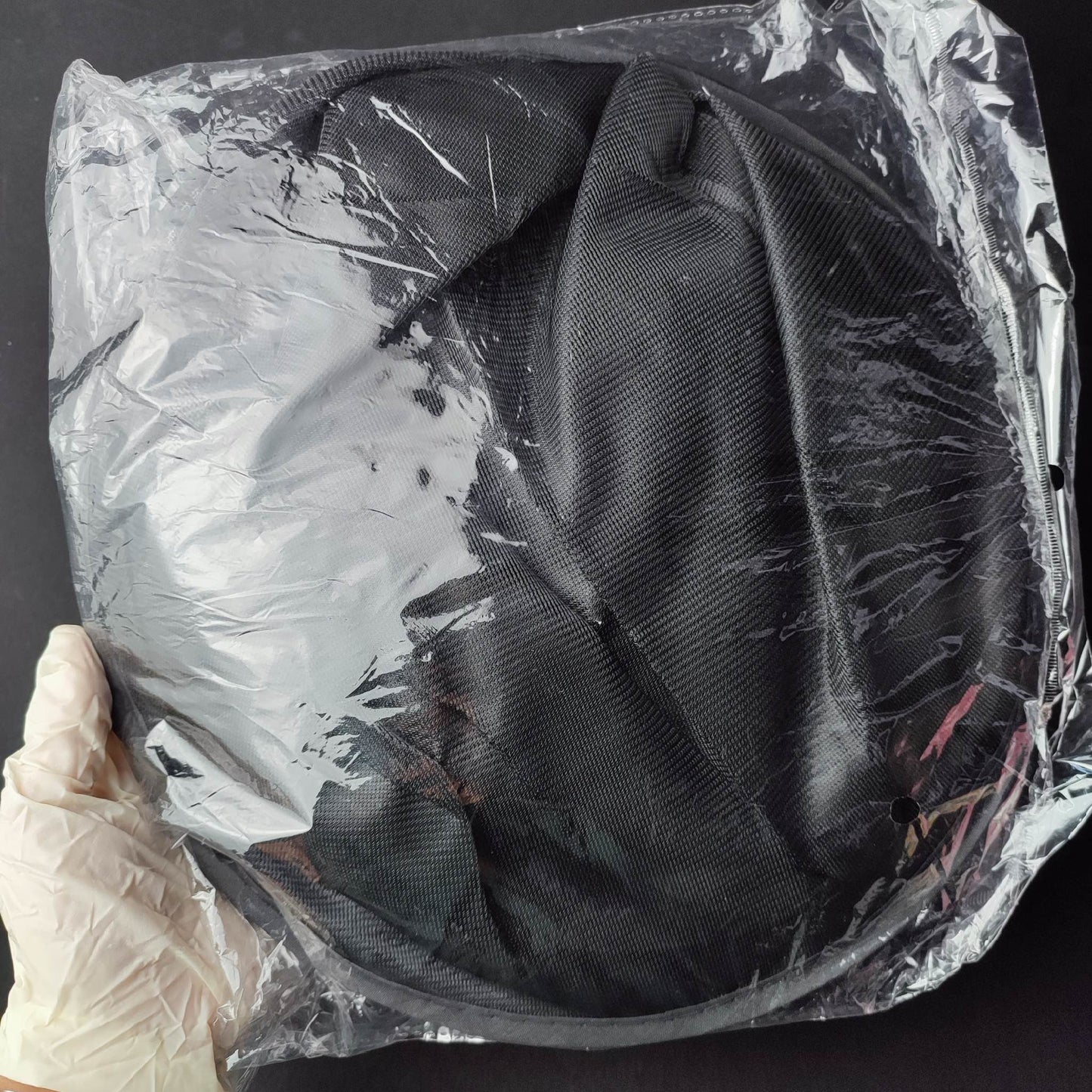 Large Black Car Sun Shade Oval (713_00009C)
