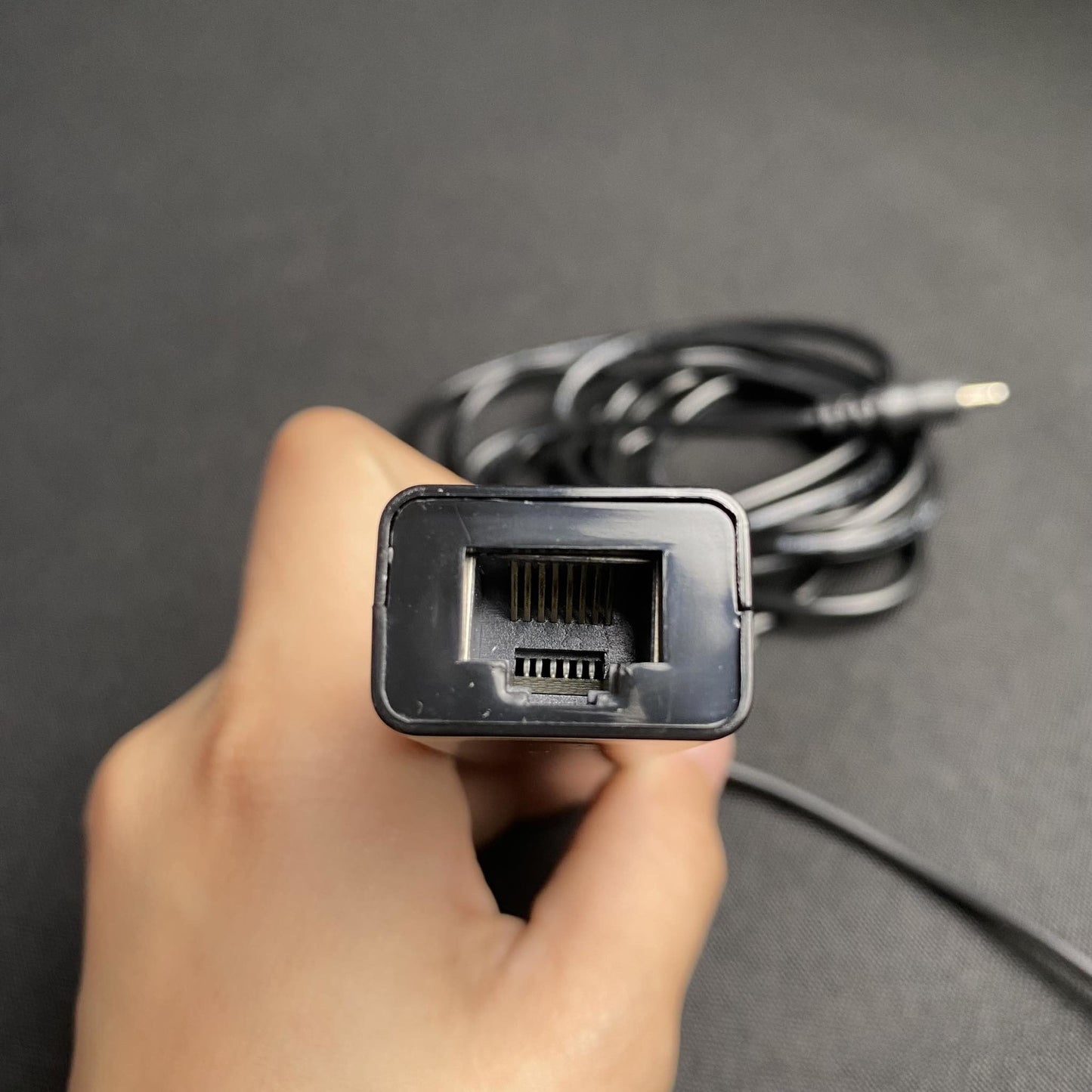 Multi Usb Port With Cord Black