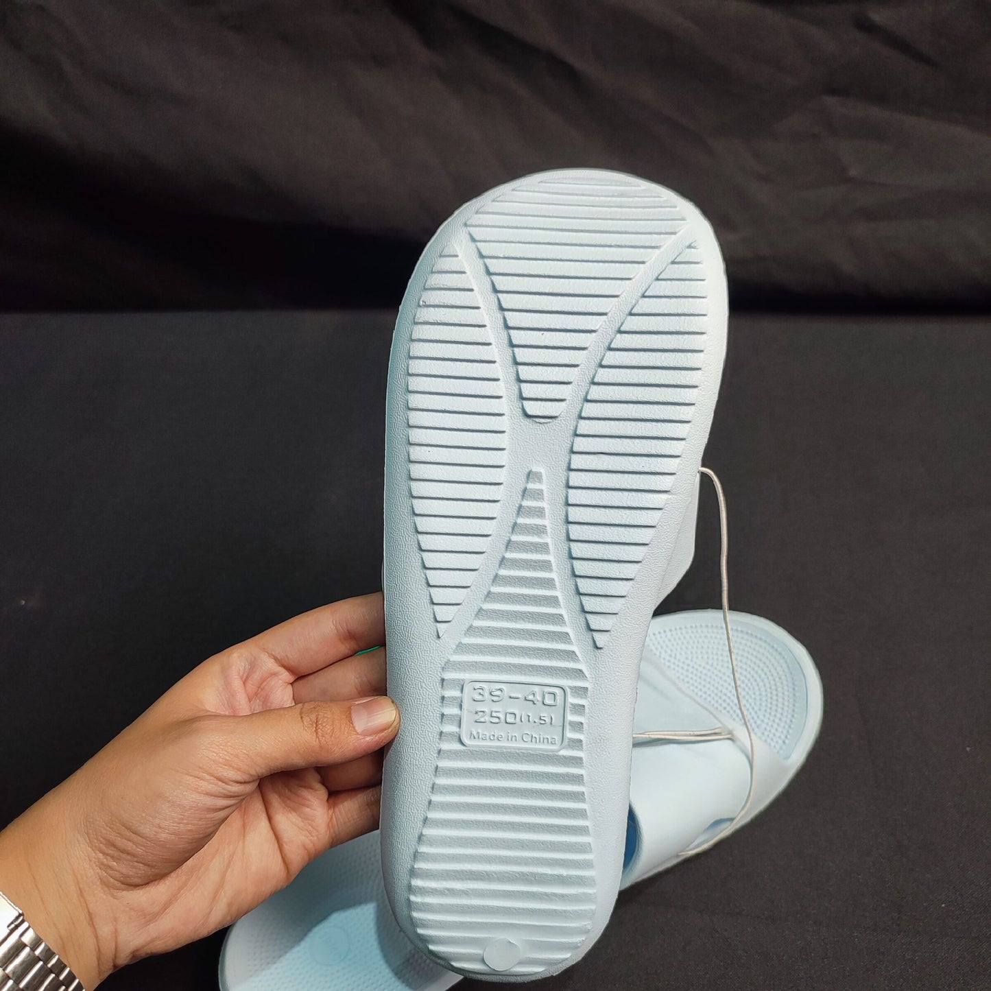 (LFXL) (Posee PS4301 Slippers Blue 39-40)