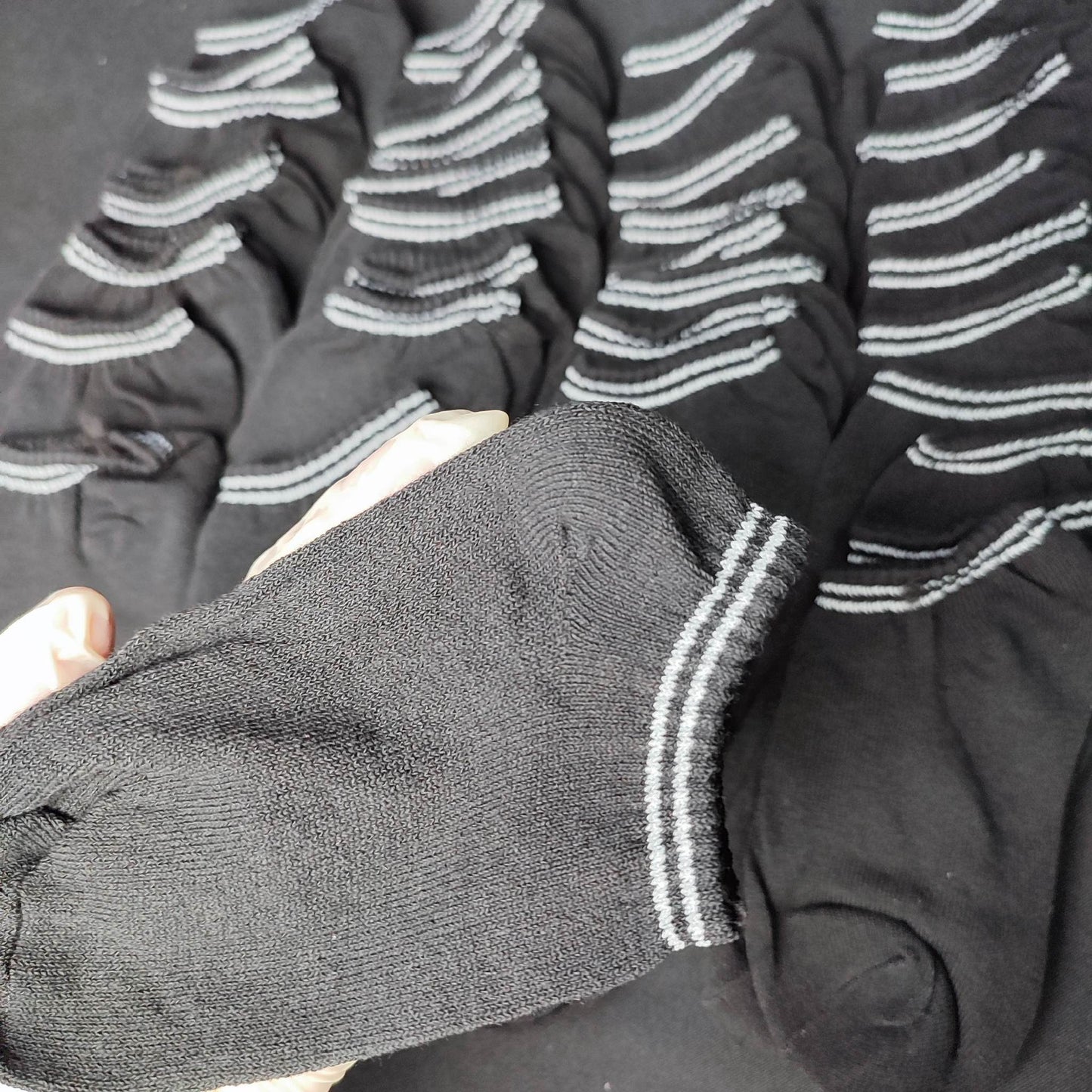 (ALIPUNGA)Black Sock - 20 Pairs
