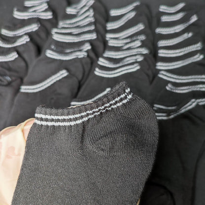 (ALIPUNGA)Black Sock - 20 Pairs
