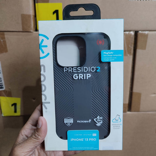SPECK ( UNIT: IPHONE 13 PRO COLOR: PRESIDIO 2 GRIP GRAY)