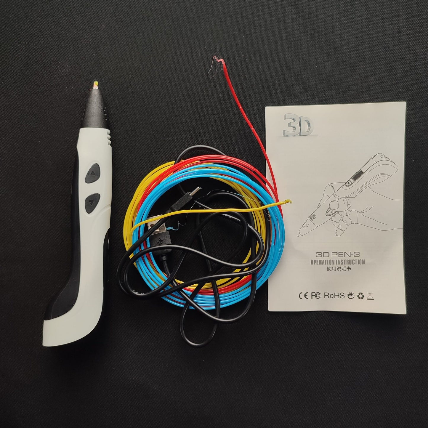 3D Printing Pen 3 Draw your Dream 3D Pen - White