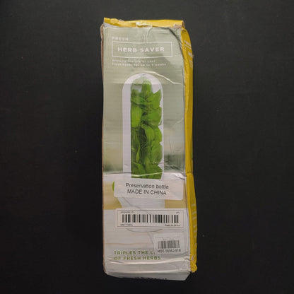 Fresh Herb Saver Preservation Bottle - White