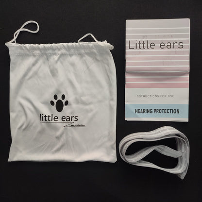 HQ630-EO Little Ears Baby Earmuff Hearing Protection - White/Grey
