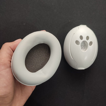 HQ630-EO Little Ears Baby Earmuff Hearing Protection - White/Grey