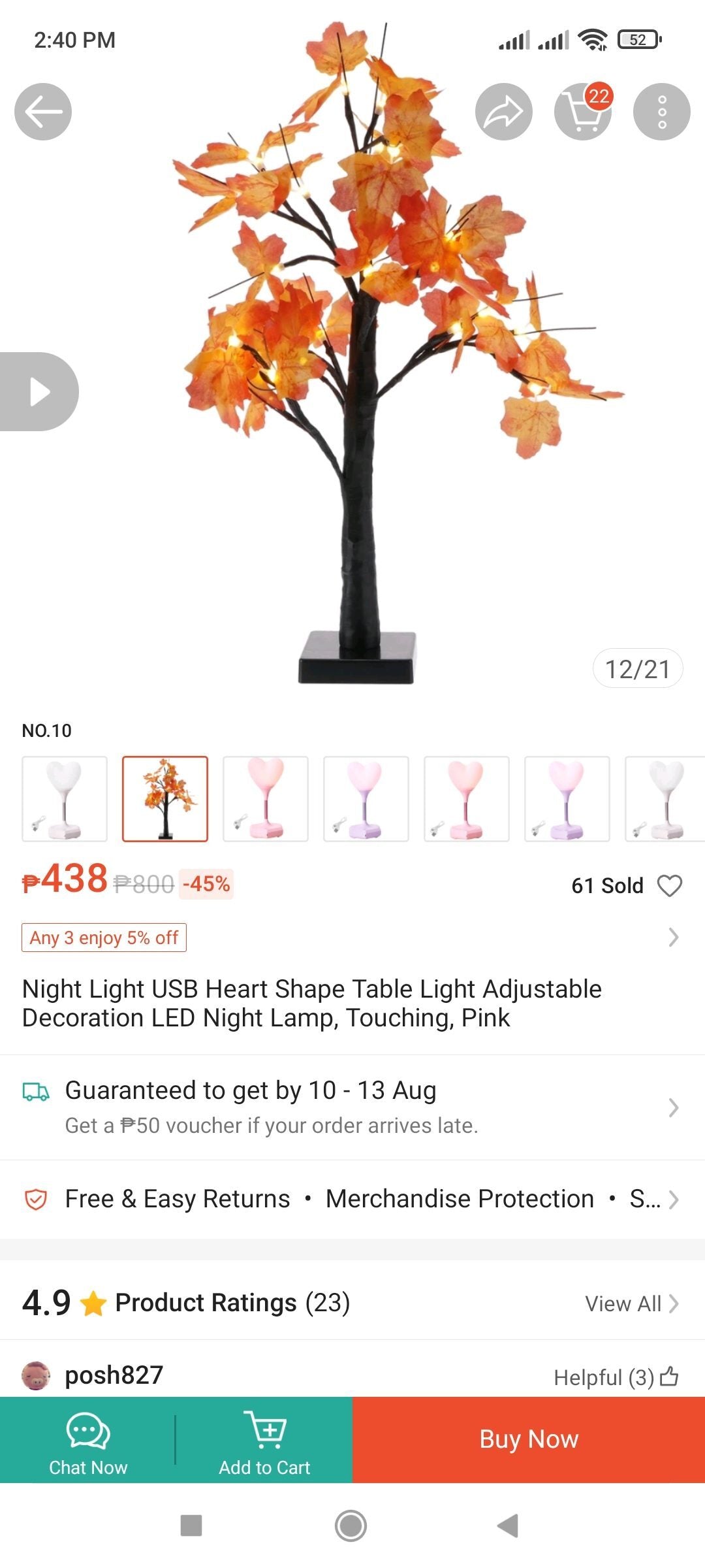 LED Rose Tree Lamp LED Cherry tree Lamp 24 Lights Tree 24LED Flat Base