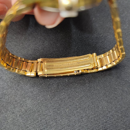 Seiko 5 Women's Gold Analog Watch - Green Hand with Regular Box