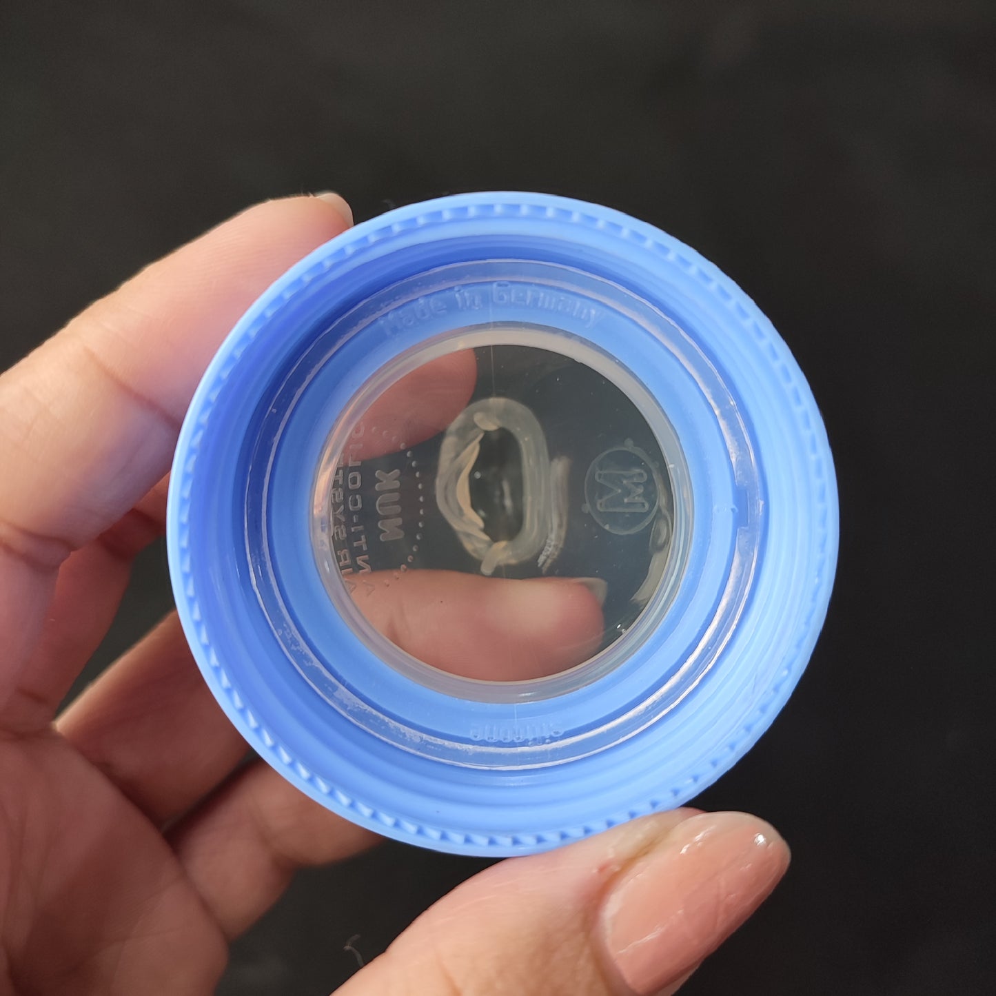 NUK Baby Bottle Anti-Colic Teat 300ml Blue Cars With Cap-Blue Cars