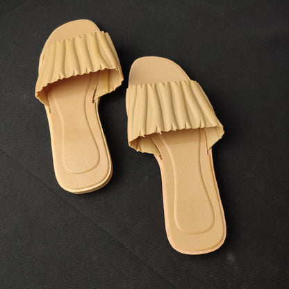 Rubber Summer Women Slippers Open Toe Flat