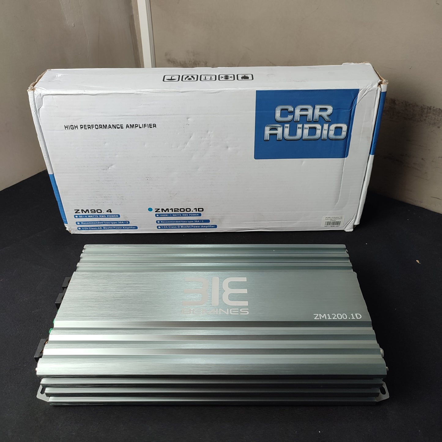 ZM1200.1D Bemines Car Audio High Performance Amplifier